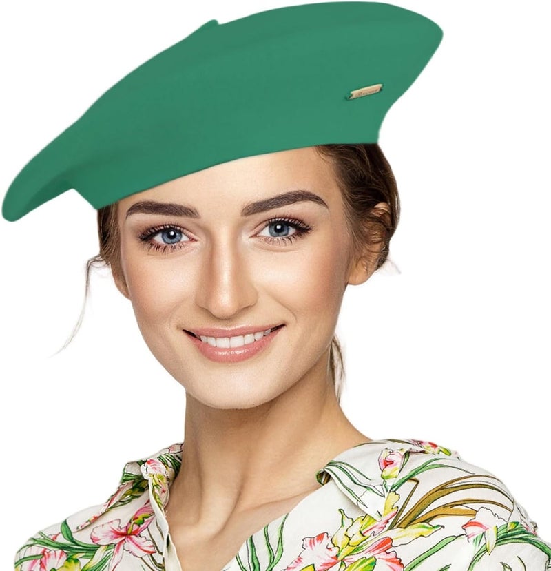 recapitula Satin Lining Classic Wool Beret Hats for Women Man Painter hat French Beret for Man Woman Warm Winte. - Image 1